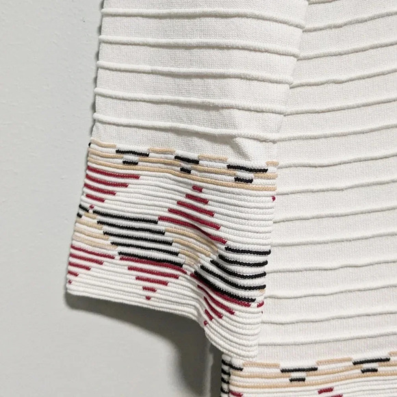 Maje Ribbed V-Neck 3/4 Sleeve Top - Picture 2 of 8